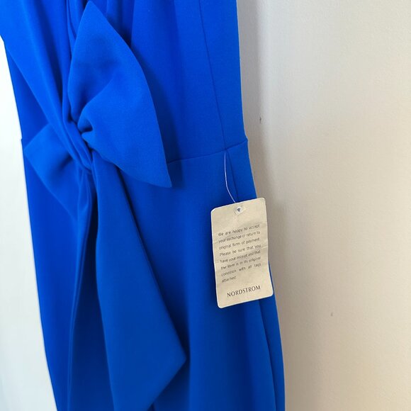 BETSY ADAM Sam Scuba Bow Maxi Dress Size US 8 - Picture 4 of 12